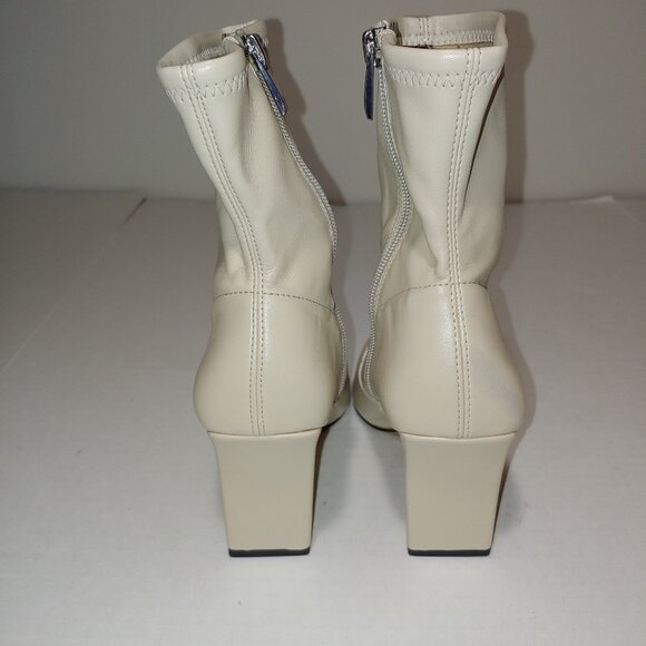 Franco Sarto Avana Mid Calf Boot Size 5.5 Cream - Picture 9 of 11